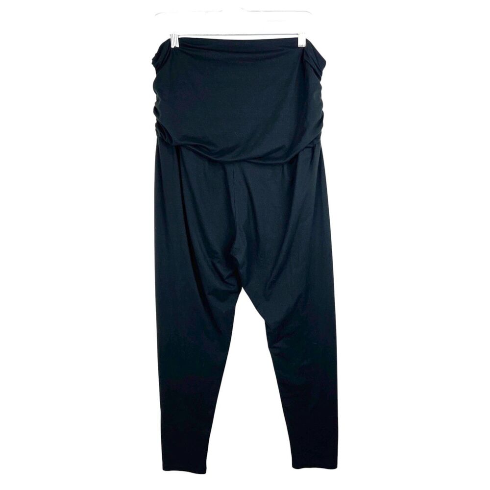 Leggings Depot Maternity Pants Women Extra Large Black Pregnancy High Waist